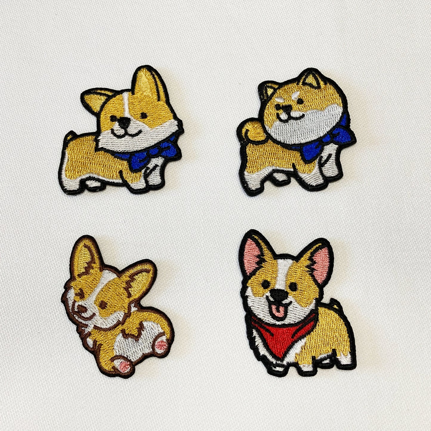 Dog Embroidered Patches – Iron On & Sew On