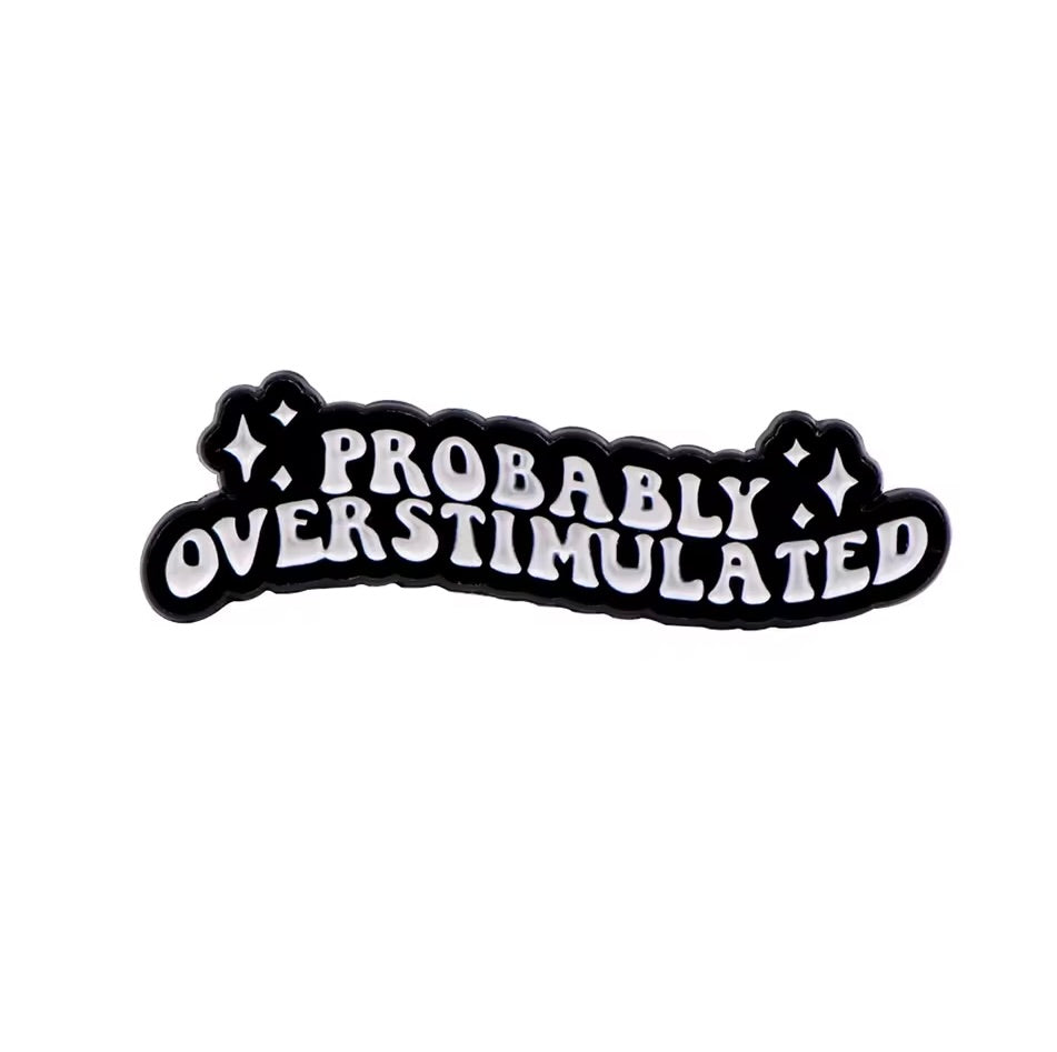 Funny Enamel Lapel Pins – Social Anxiety, Introvert & Awkward Human Collection