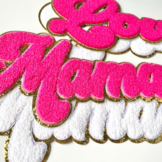 Chenille Iron On Patches: Retro Applique for Jeans, Bags, Clothes