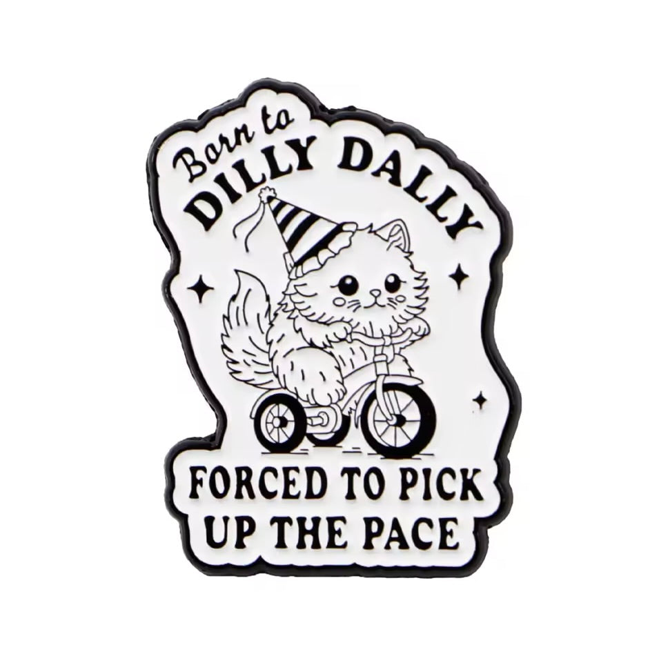 Funny Enamel Lapel Pins – Social Anxiety, Introvert & Awkward Human Collection
