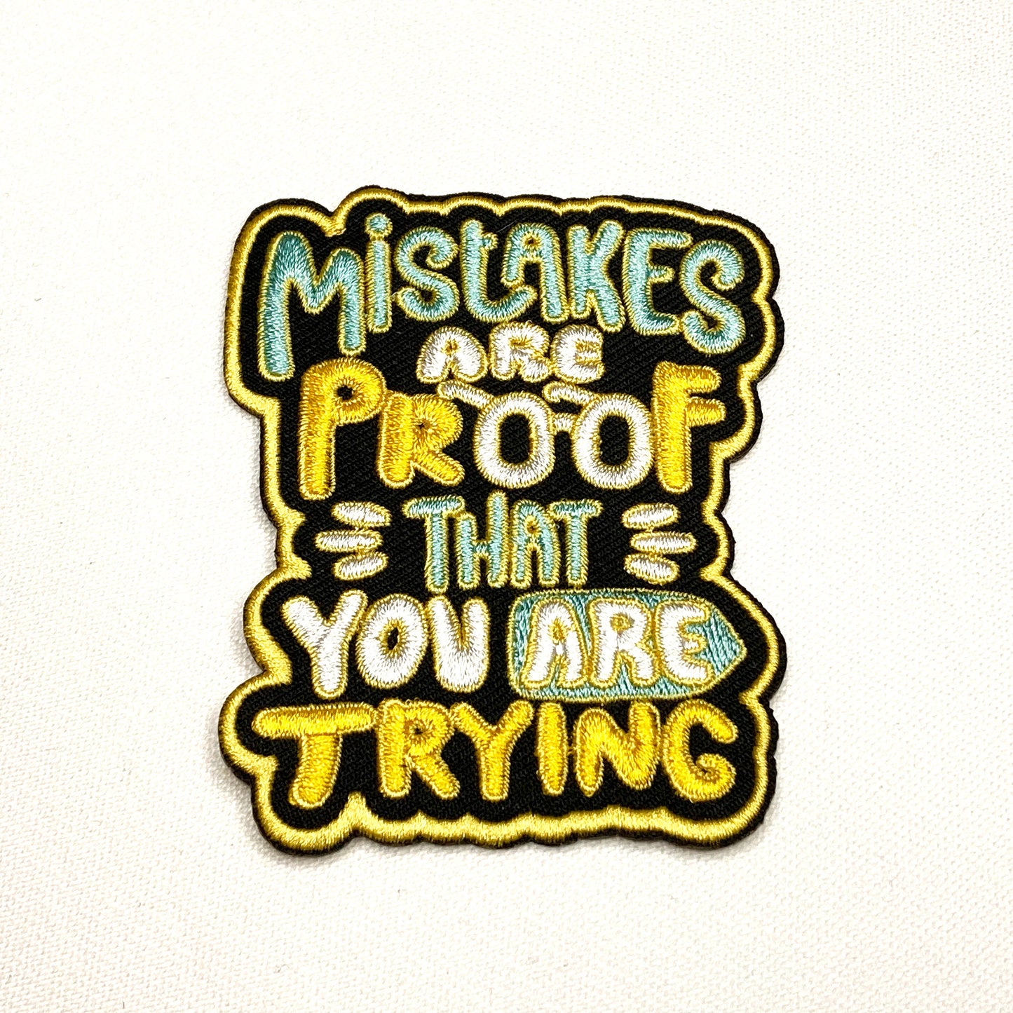 Social Anxiety Iron On Embroidered Patches. Sew on, no bad vibes, Hangry, Science, Bad Idea
