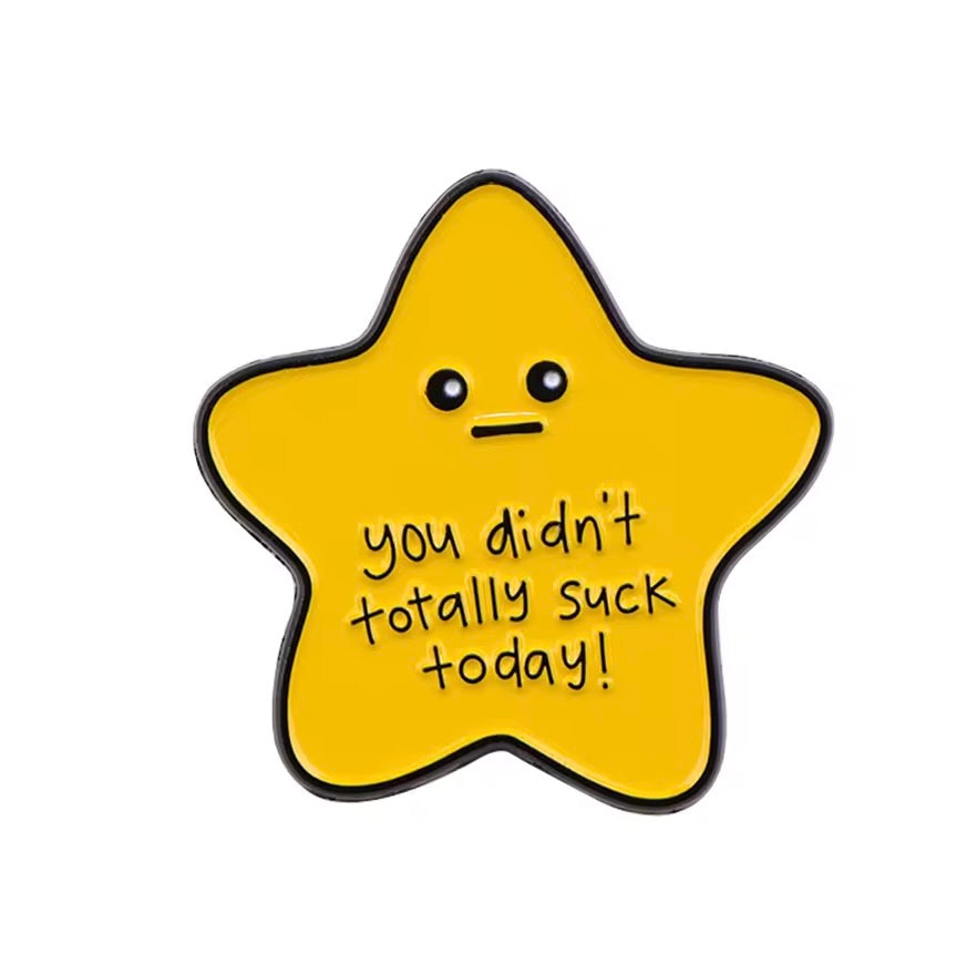 Fun Enamel Pins that spread Positivity, Kindness & Mental Health awareness