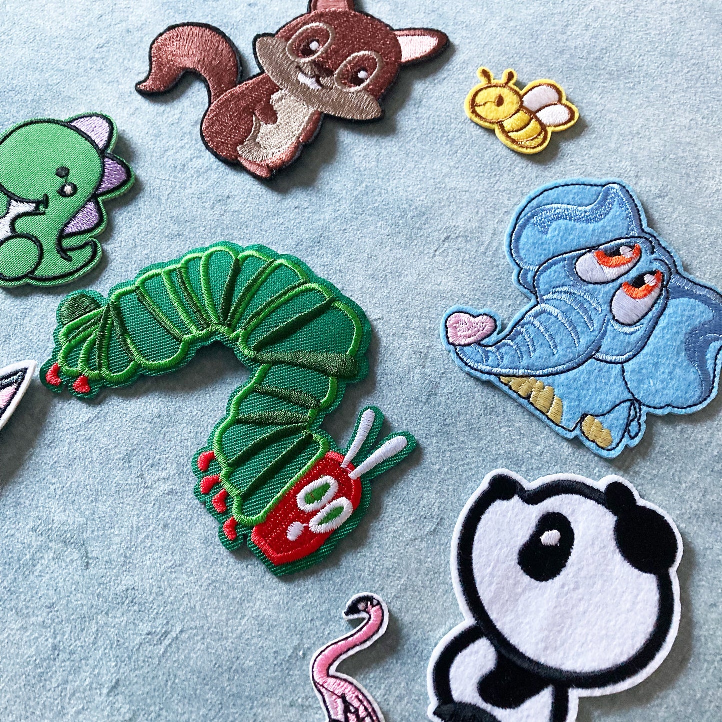 Animal Embroidery Patches, children's, kids, fun, Sew on, Iron On, appliqué