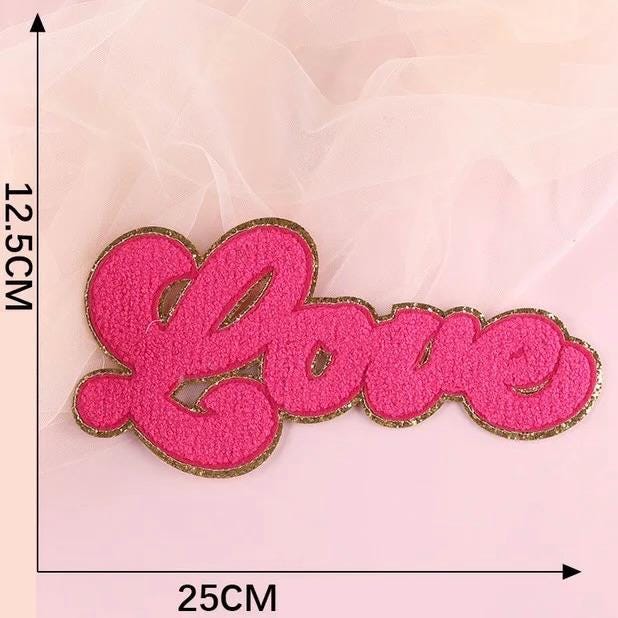 Chenille Iron On Patches: Retro Applique for Jeans, Bags, Clothes