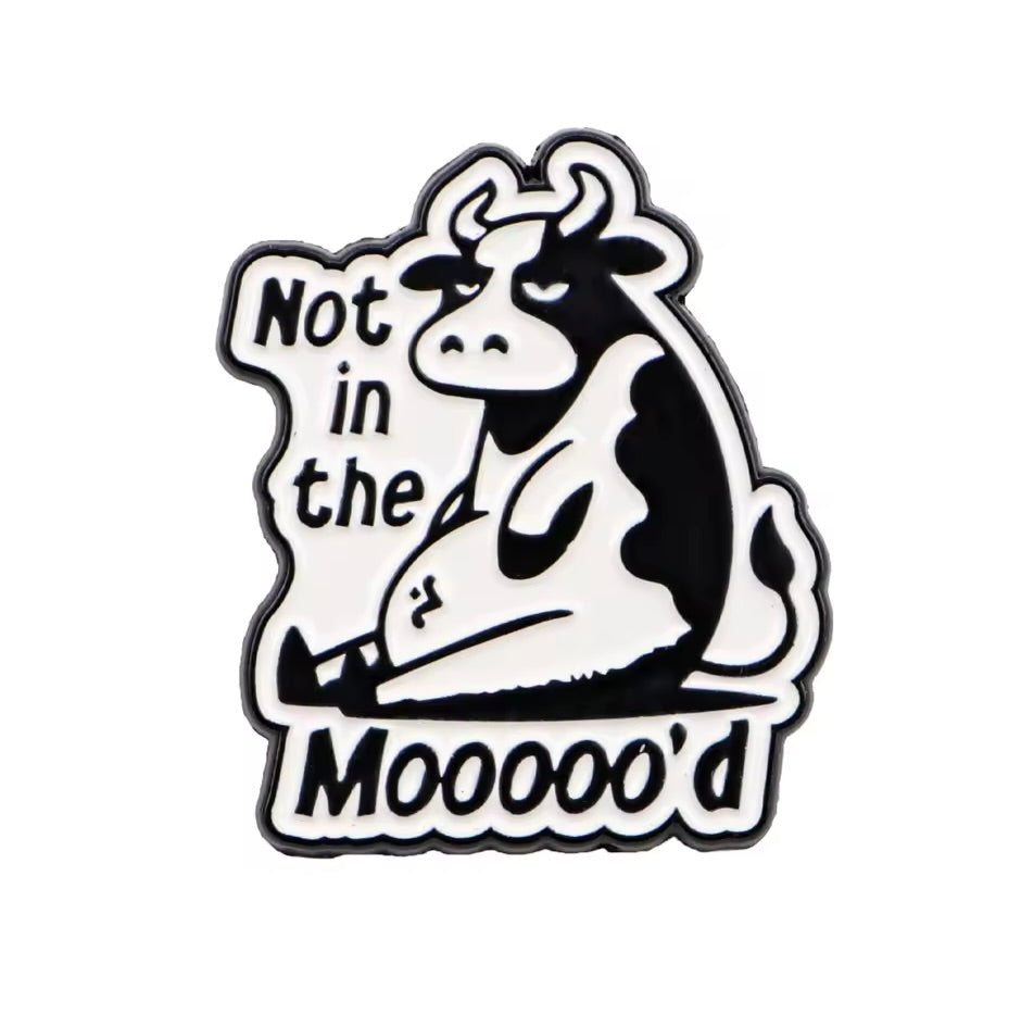Sarcastic Enamel Lapel Pins – Procrastinators, Work Shy & Proudly Moody