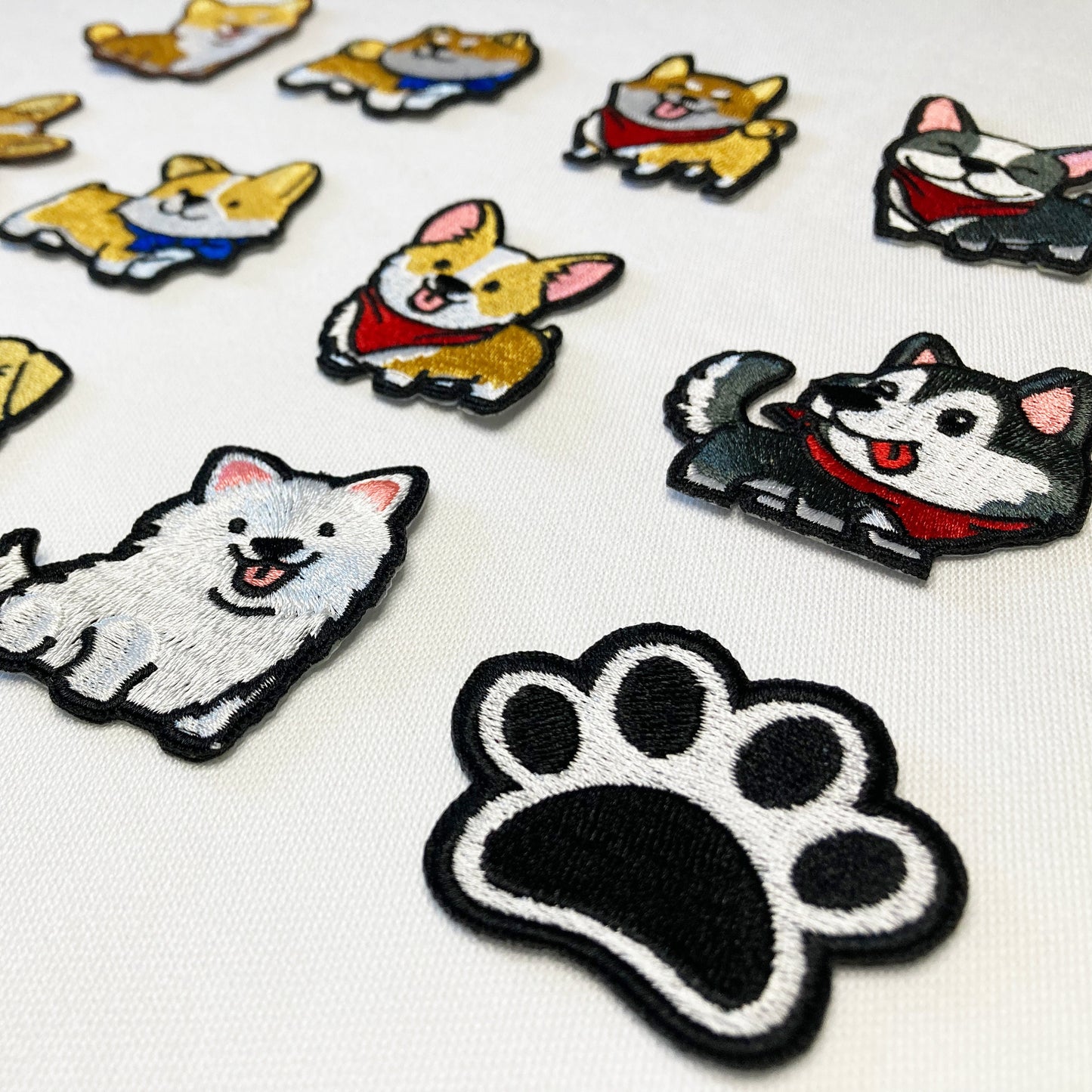 Dog Embroidered Patches – Iron On & Sew On