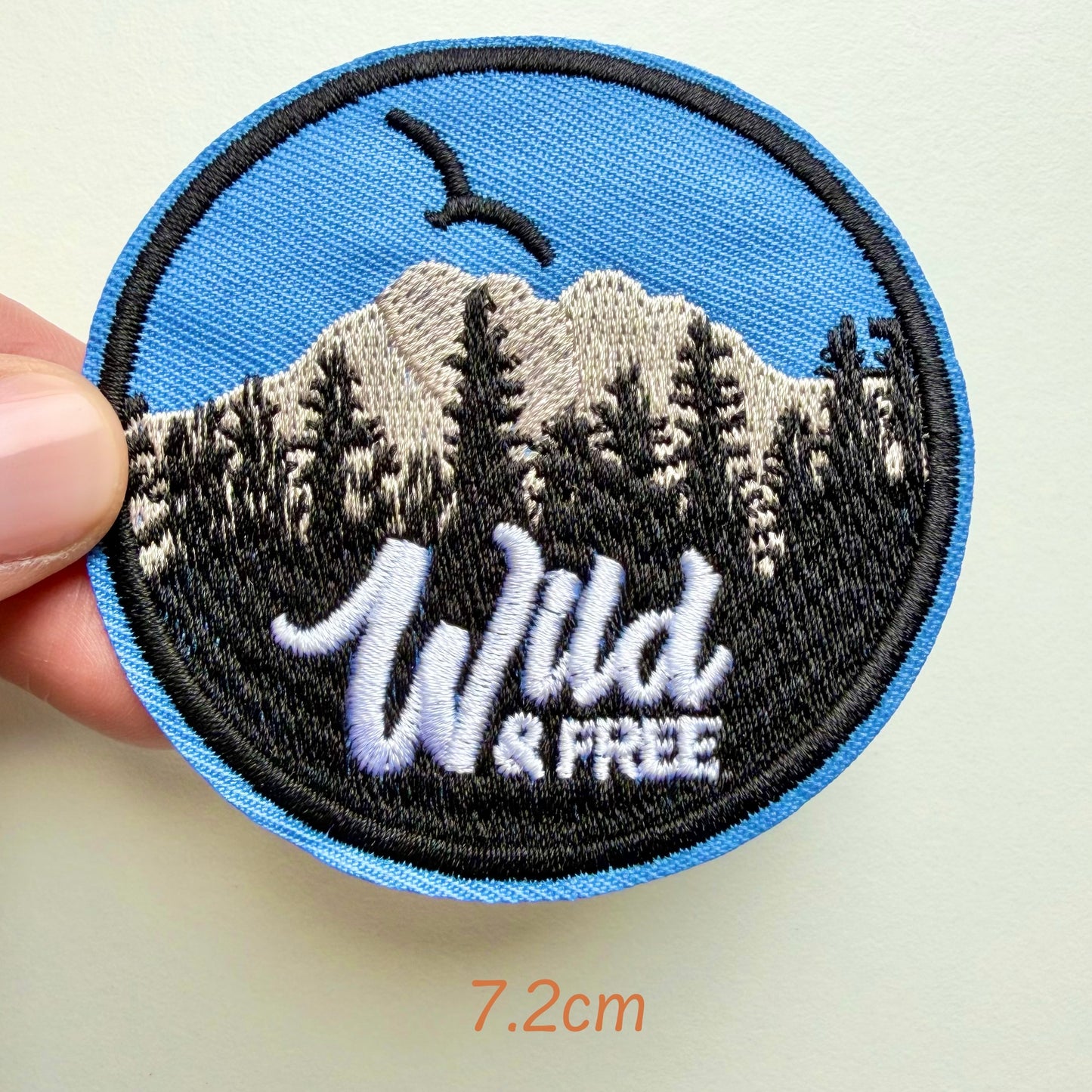 Wild & Wanderlust Embroidered Patches | Sew On / Iron On Nature Badge Appliqué