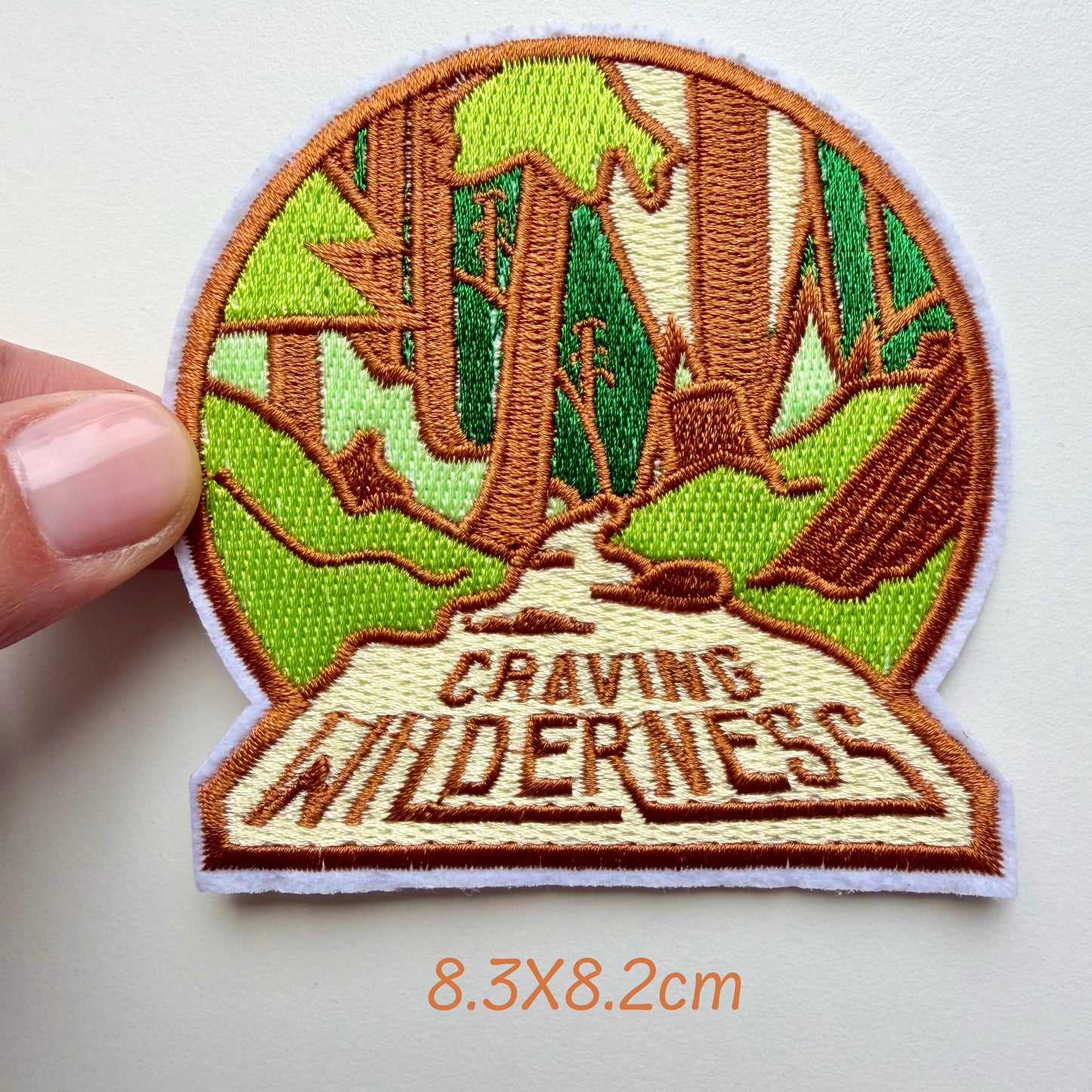 Wild & Wanderlust Embroidered Patches | Sew On / Iron On Nature Badge Appliqué