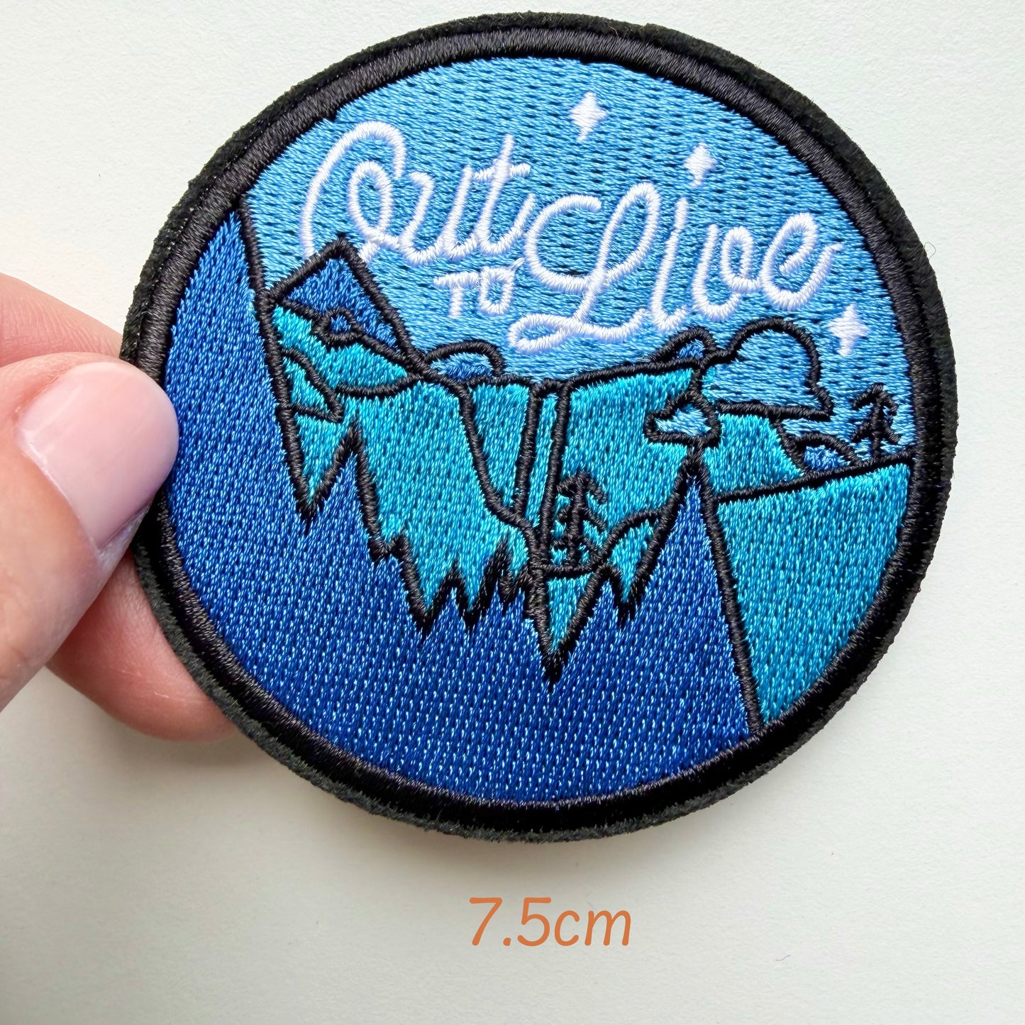 Wild & Wanderlust Embroidered Patches | Sew On / Iron On Nature Badge Appliqué