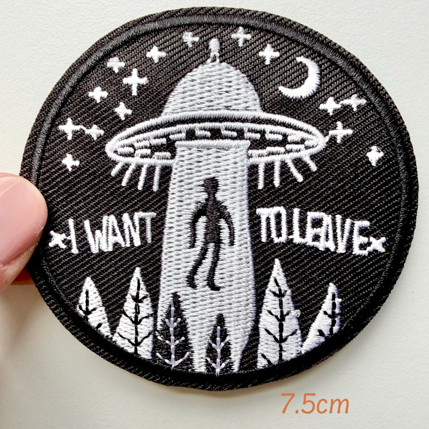Wild & Wanderlust Embroidered Patches | Sew On / Iron On Nature Badge Appliqué
