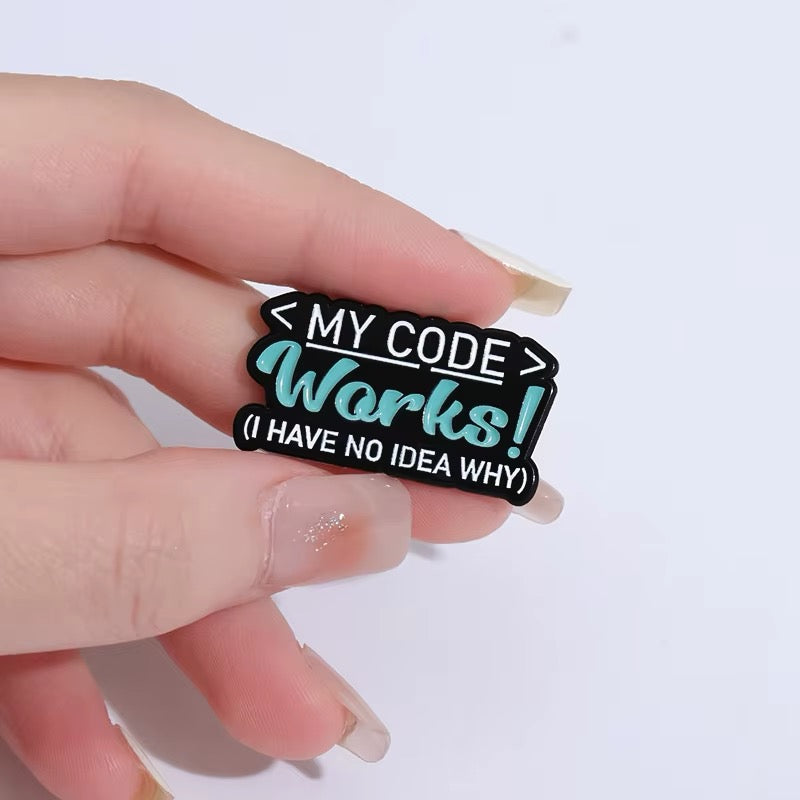 Enamel Lapel Pins for Nerds, Maths Geeks & Book Lovers