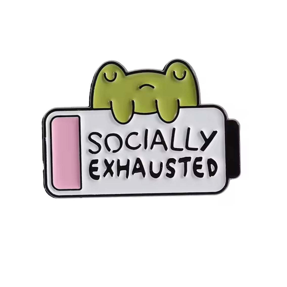 Funny Enamel Lapel Pins – Social Anxiety, Introvert & Awkward Human Collection
