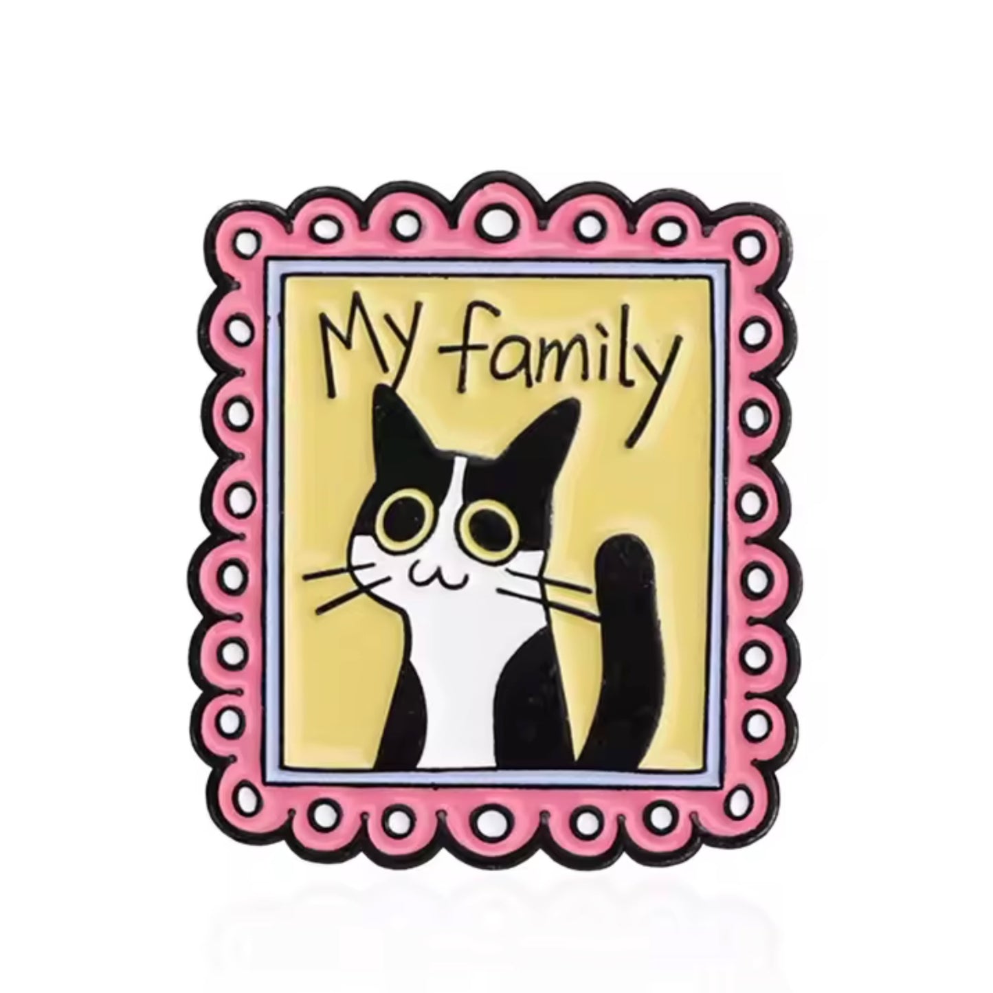 Funny Cat Enamel Lapel Pins – One Liners & Illustrations for Cat Lovers