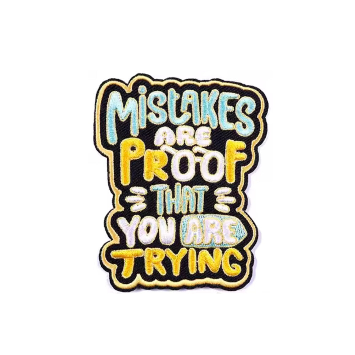 Social Anxiety Iron On Embroidered Patches. Sew on, no bad vibes, Hangry, Science, Bad Idea
