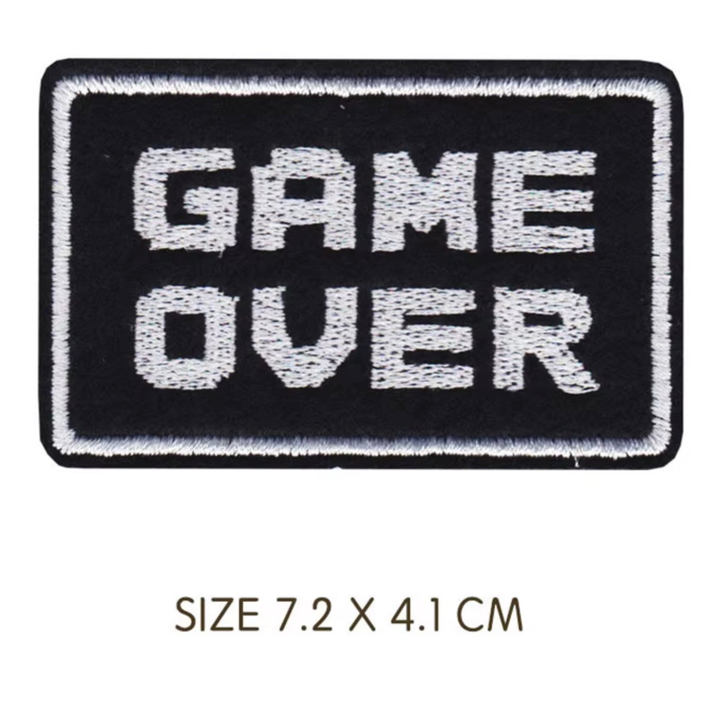 Retro Gaming Iron On Embroidered Patches