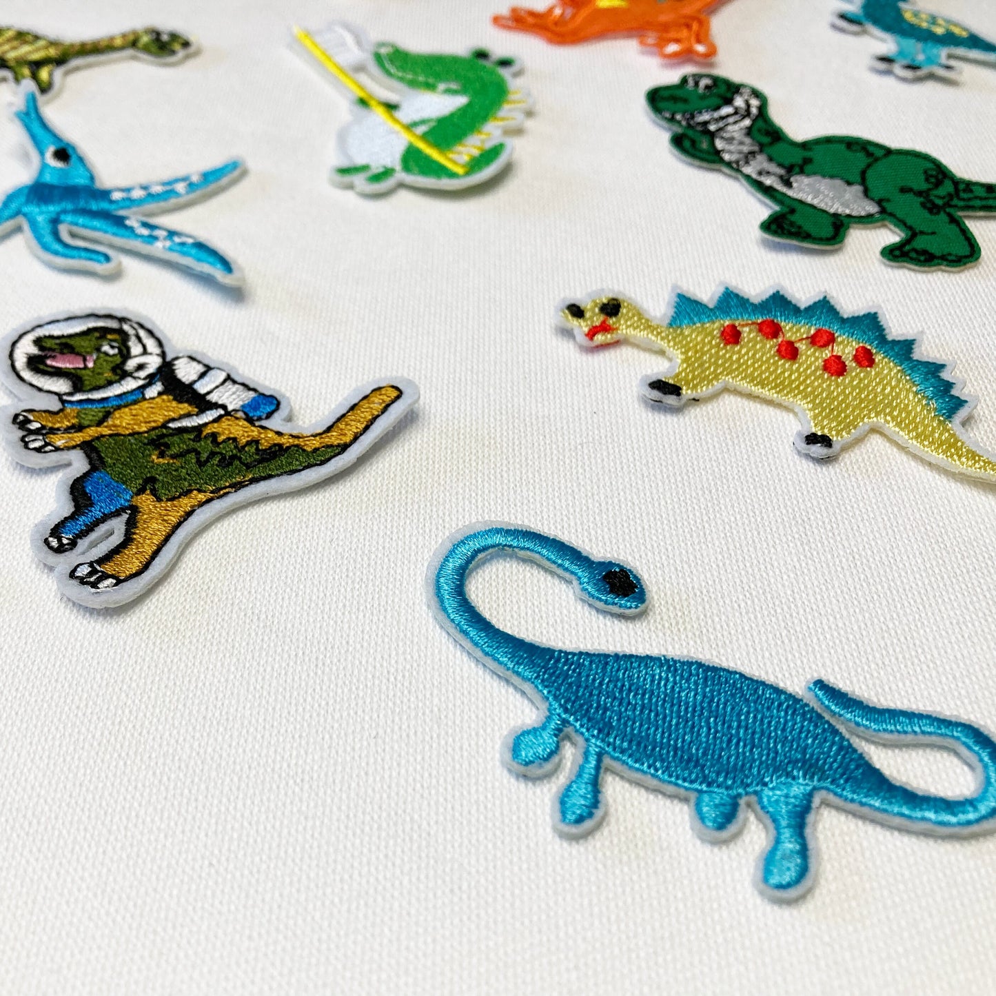 Dinosaur Iron On/sew on Embroidered Patches, kids, animal, monster, children, Badge, Appliqué Jeans Bags Clothes Transfer
