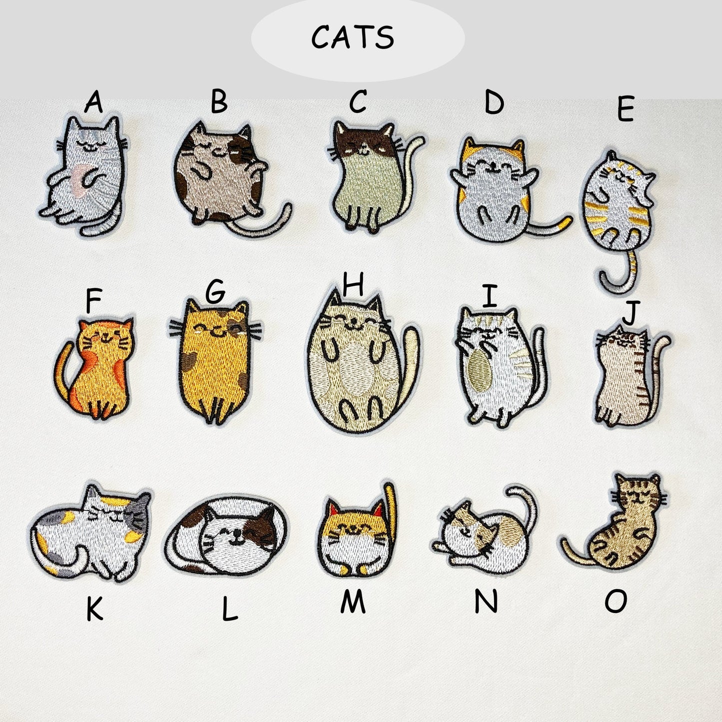 CATS Iron On/sew on Embroidered Patches, kids, animal, kitten, children, Badge, embroidered, Applique, Jeans, Bags ,Clothes, Transfer