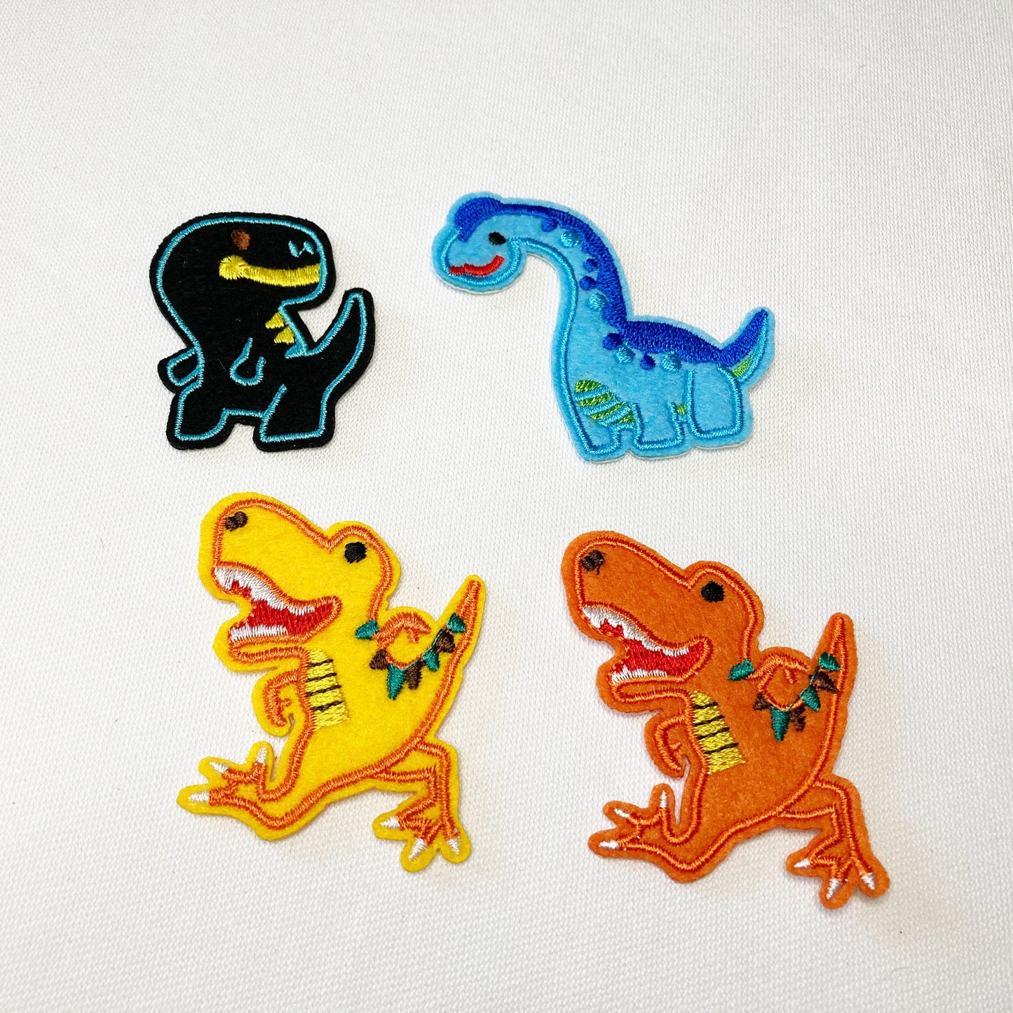 Dinosaur Iron On/sew on Embroidered Patches, kids, animal, monster, children, Badge, Appliqué Jeans Bags Clothes Transfer