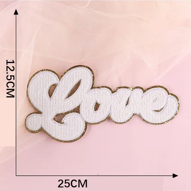 Chenille Iron On Patches: Retro Applique for Jeans, Bags, Clothes