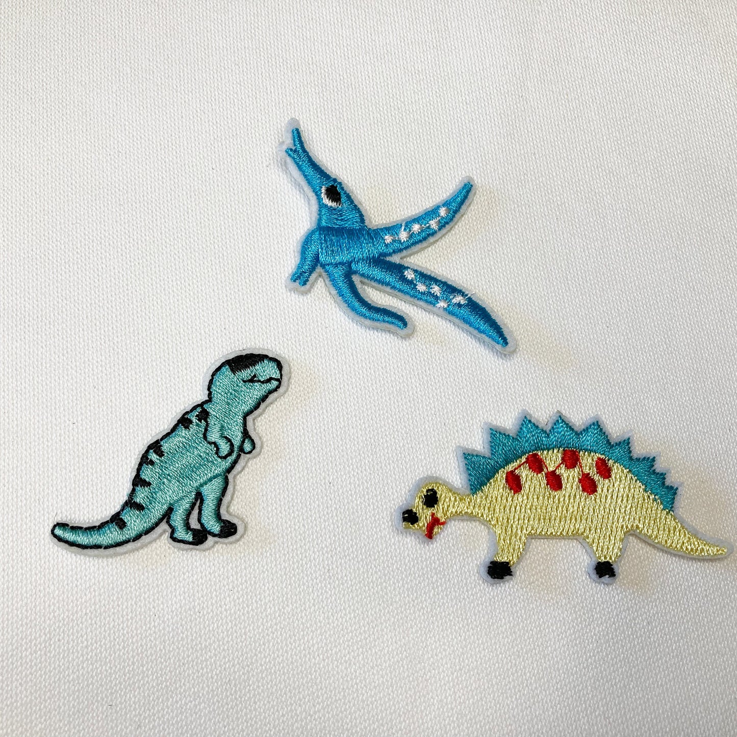 Dinosaur Iron On/sew on Embroidered Patches, kids, animal, monster, children, Badge, Appliqué Jeans Bags Clothes Transfer